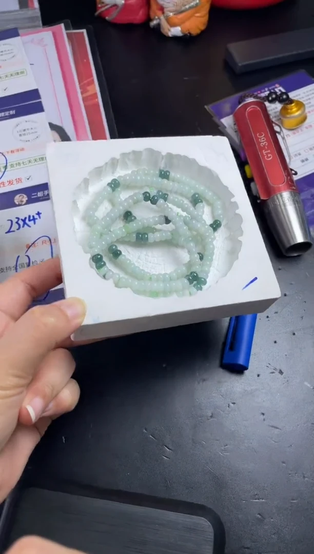 【闪购商品】翡翠挂件未镶嵌手串FL60多样性发其一CP