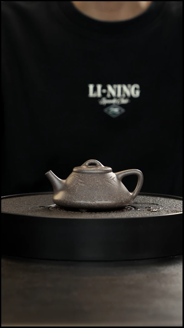 茶壶紫砂手工泥桃花子冶刻绘大漏