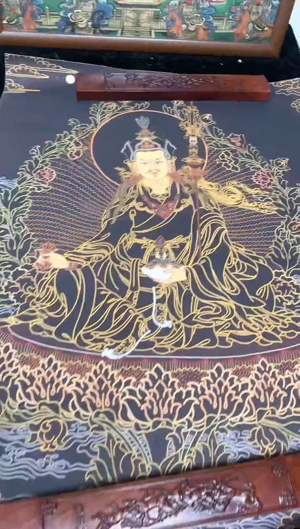 卷轴画072莲花生大师