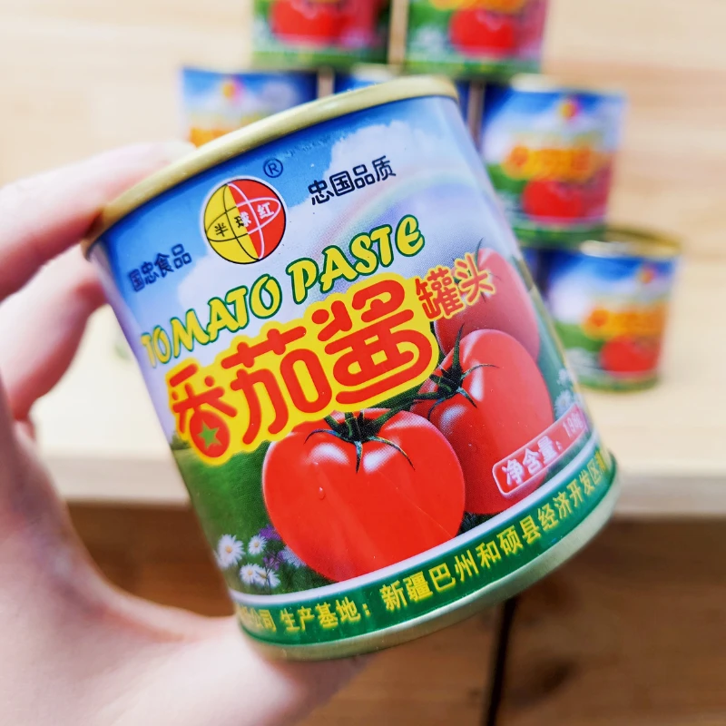 6罐/12罐（198g/罐）新疆特产半球红番茄酱无添加京东/顺丰