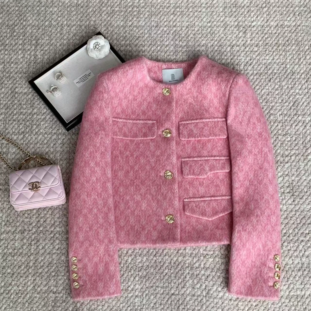 A轮A18【千金玛德琳】定制料~保值品 自带矜贵感的小香风外套