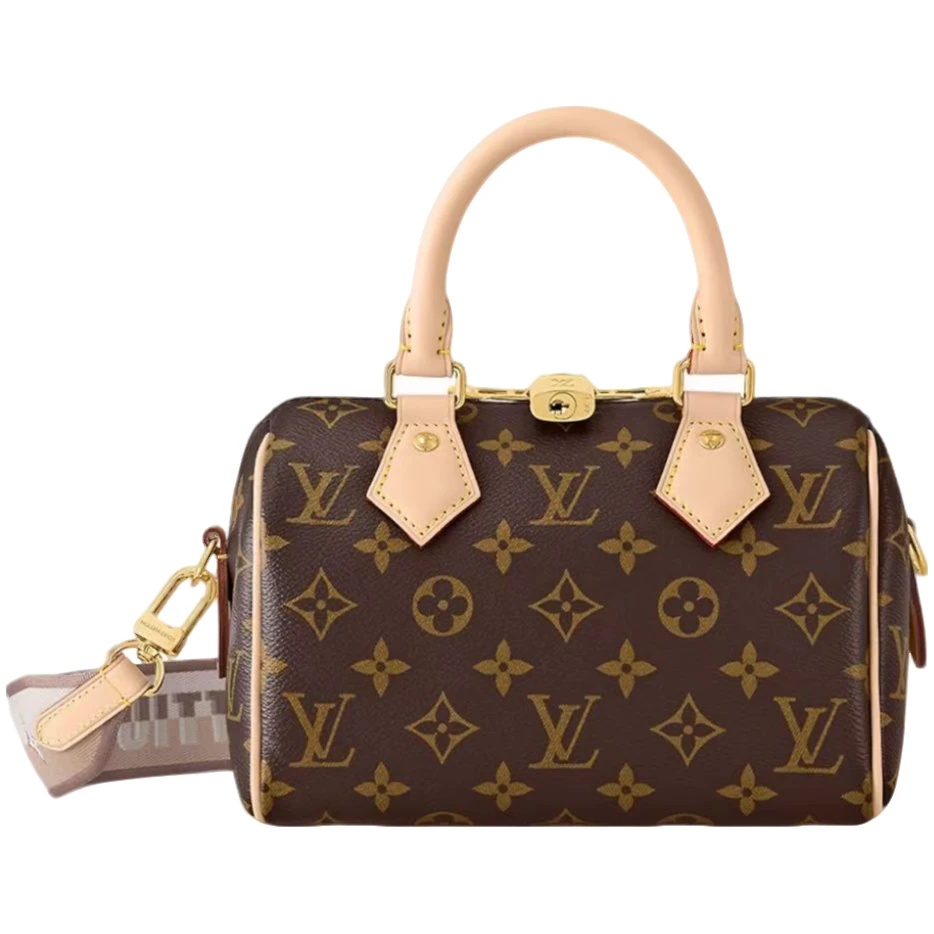 95新 LouisVuitton/路易威登 安洁利路易威登老花speedy20