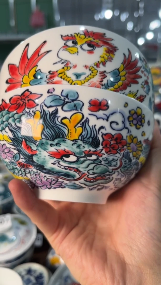 昨明景德镇陶瓷：米饭碗 两个一组