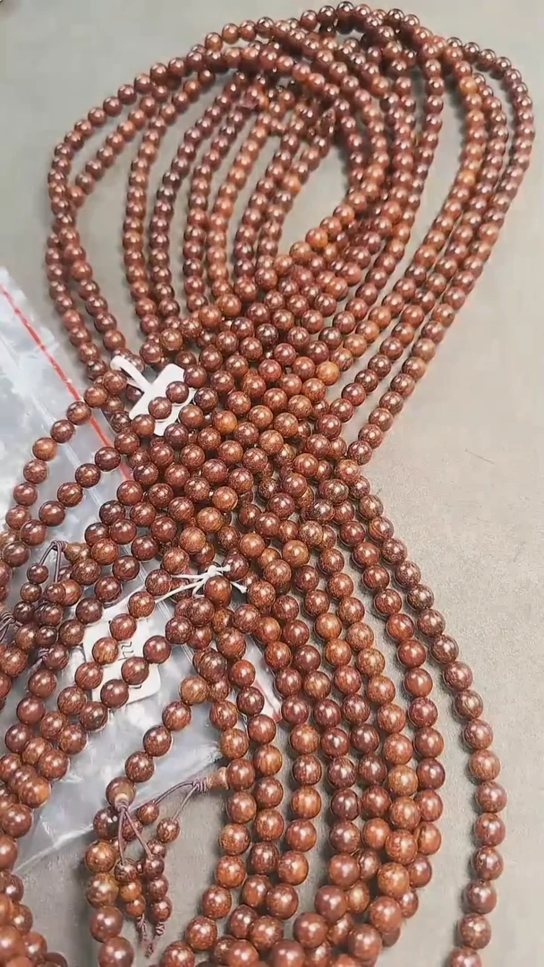 贡木手串/手链534007-贡木0.8x108颗全透
