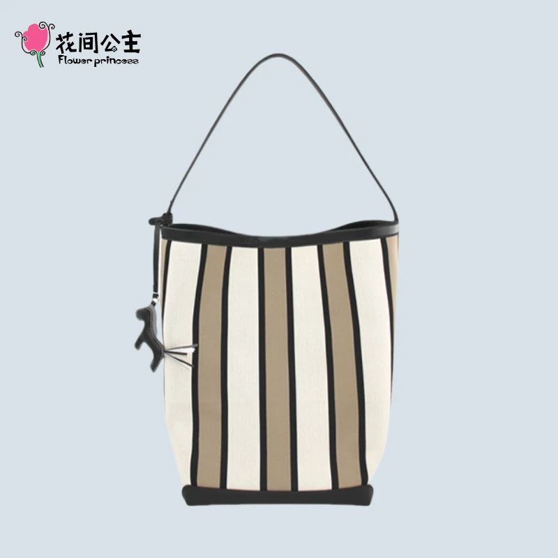 【微瑕】原创旅途托特包斜挎时尚通勤飞织布慵懒风水桶包斜挎包