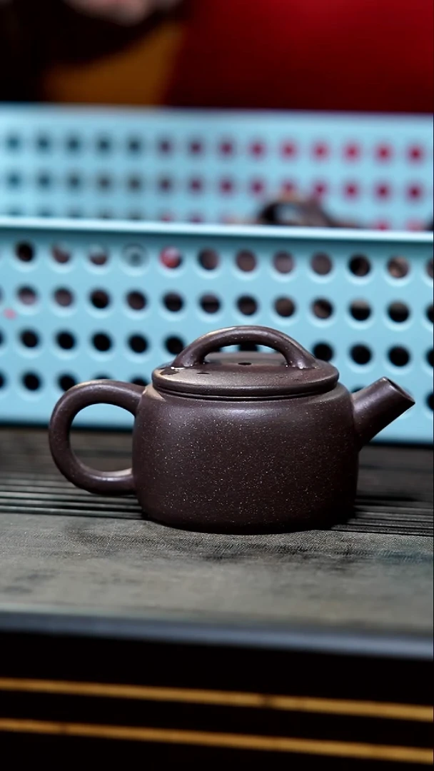 【闪购商品】紫砂茶壶15-微瑕半手天青瓦当150cc
