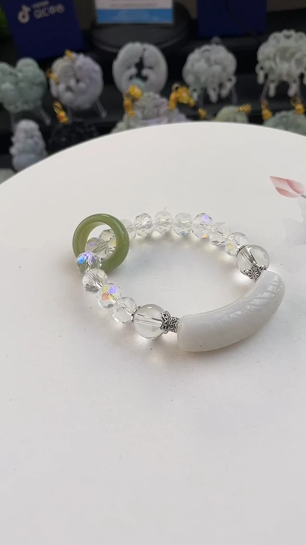 翡翠未镶嵌颈饰手工定制默认微瑕主播介绍为准