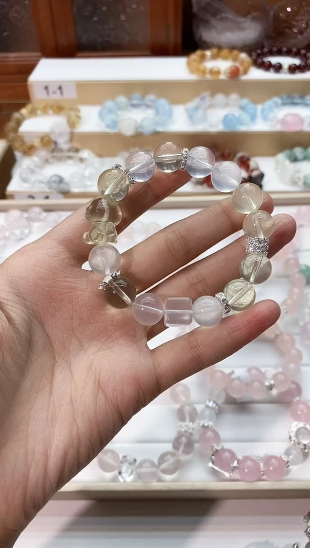 【闪购商品】水晶手串未镶嵌柠檬黄手串