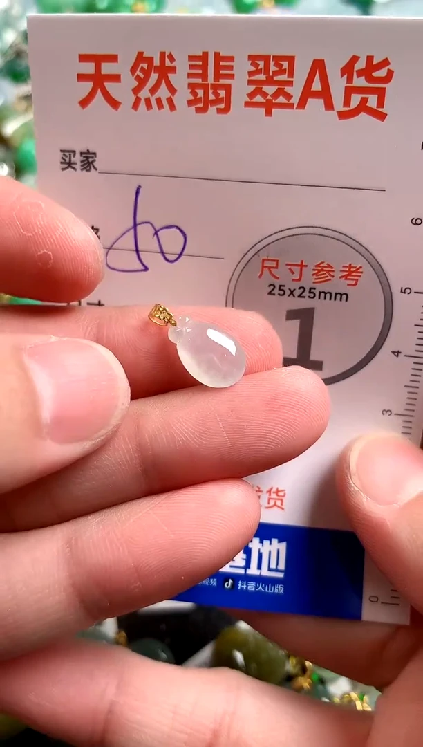 【闪购商品】翡翠颈饰18K金镶嵌13003449