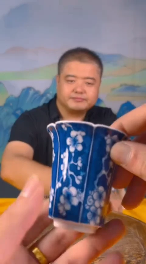 摆件景德镇陶瓷青花摆件101