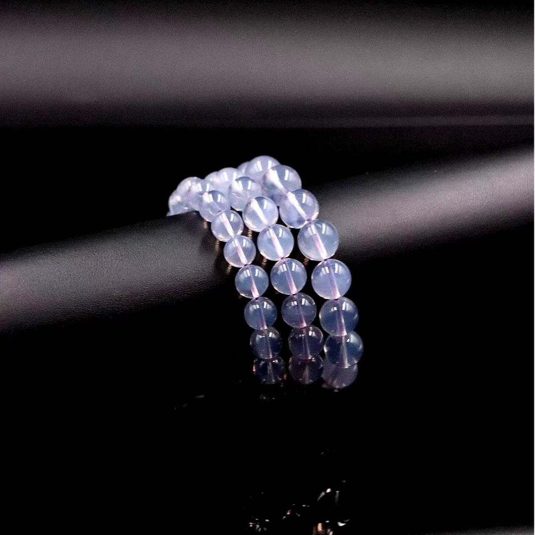 天然高阶透体玉化紫玉晶水晶手串Y3412-尺寸可选多样性发一