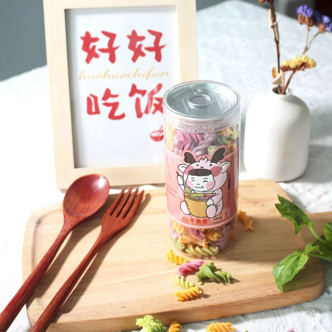 芊蔬然宝宝多彩果蔬螺丝面