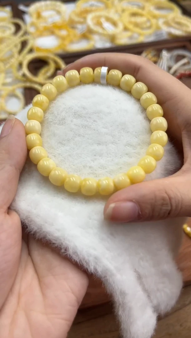 【闪购商品】蜜蜡裸石未镶嵌蜜蜡手串没品控