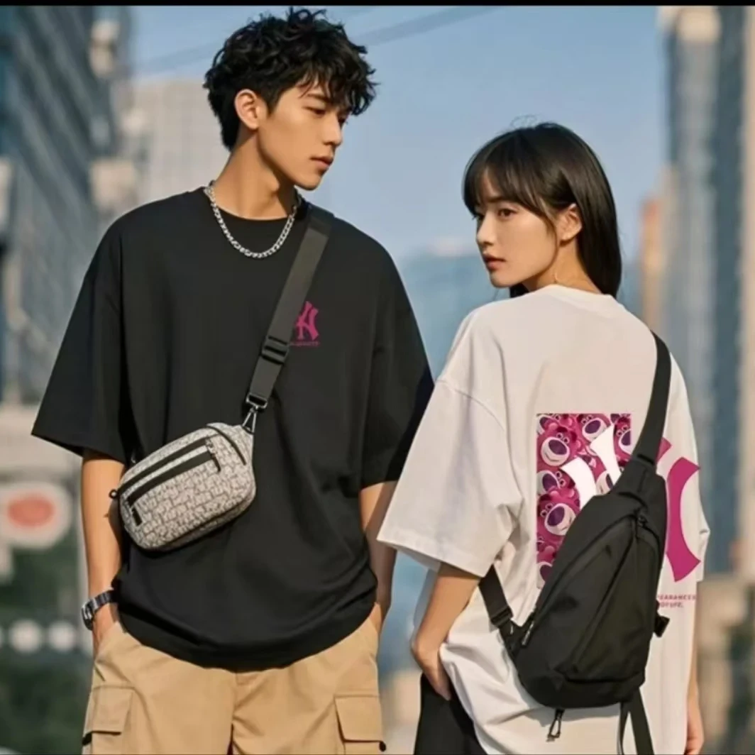 【一折粉丝福利】夏季潮牌男女同款百搭圆领T恤