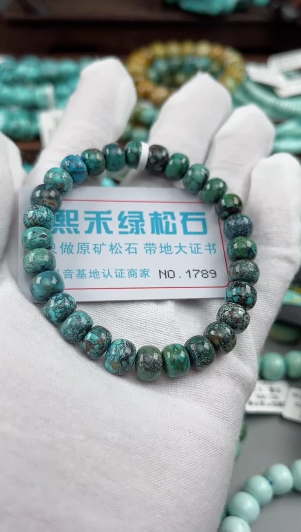 未镶嵌绿松石松石1789