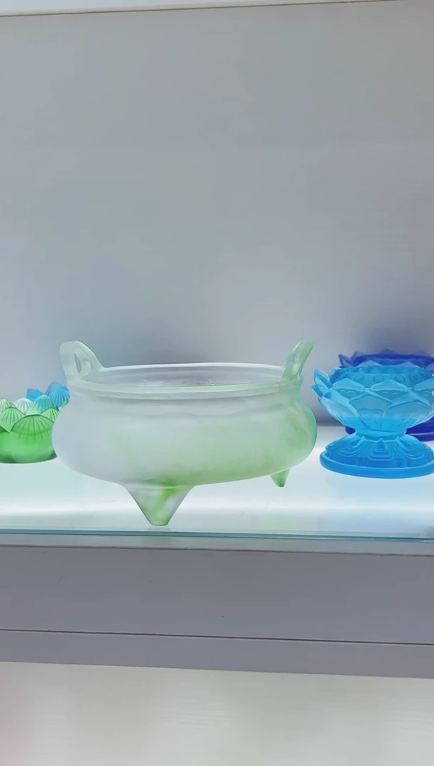 手工艺品琉璃古法琉璃宣德炉