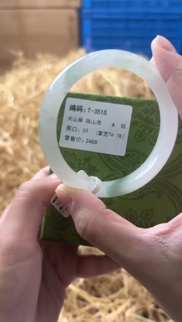 未镶嵌手镯石英质玉T-3515