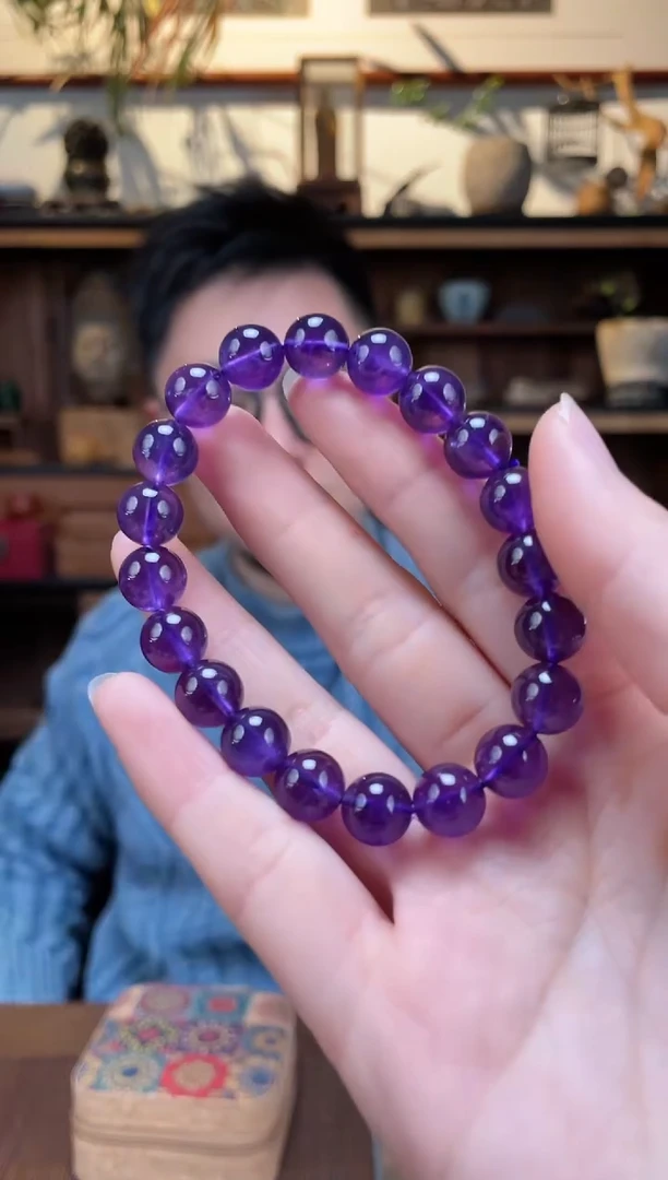 【闪购商品】水晶手串未镶嵌紫水晶手串ZD