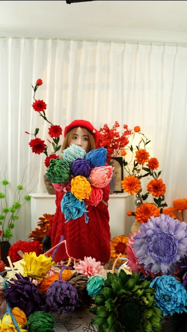 永生洋蓟 霸王花9个头【混搭】A65