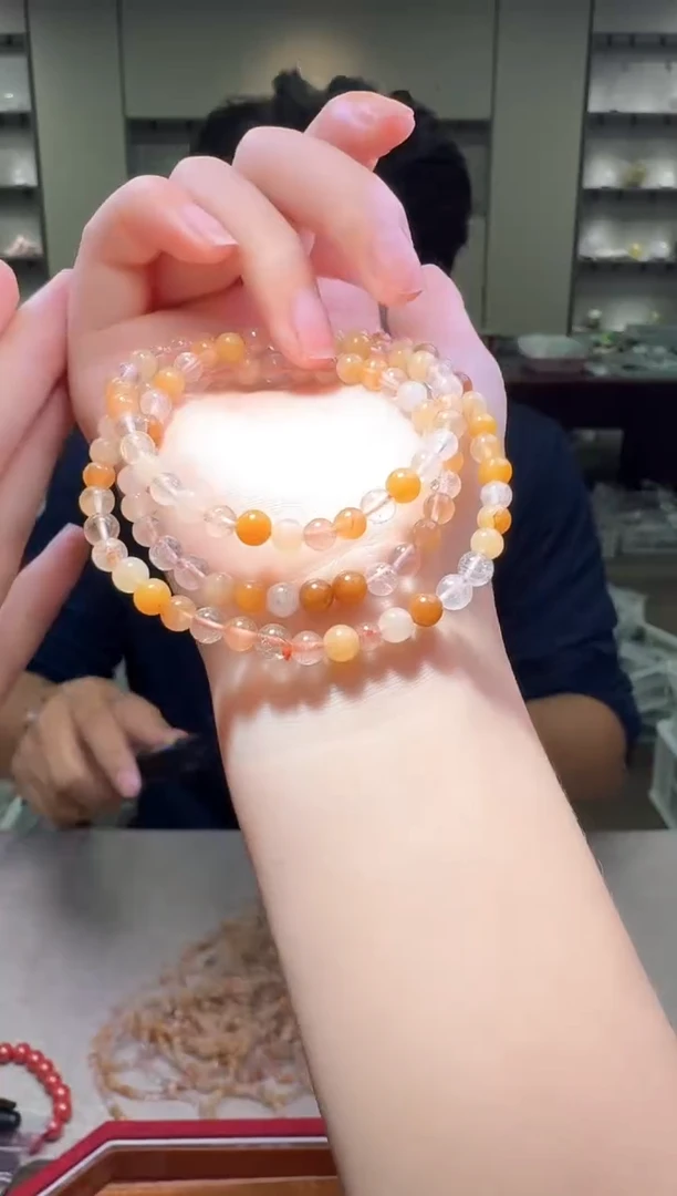 水晶手链未镶嵌多样性发一件 445