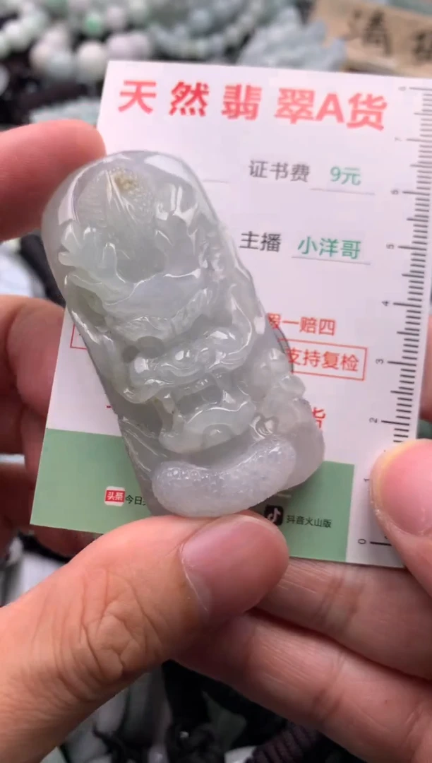 翡翠未镶嵌吊坠(不含链)1