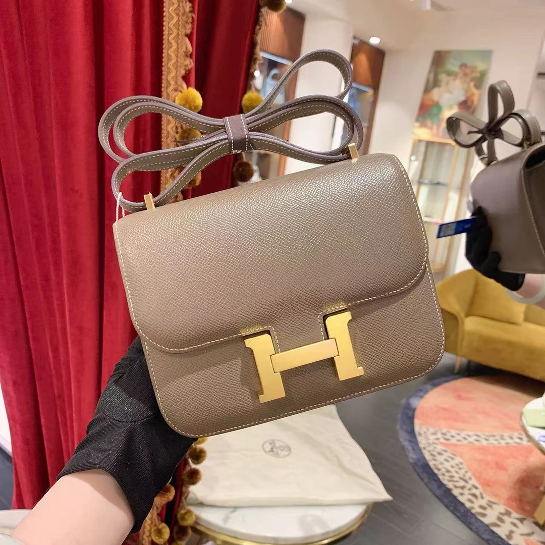 99新 Hermes/爱马仕 爱马仕constance19大象灰金扣epsom/88646129