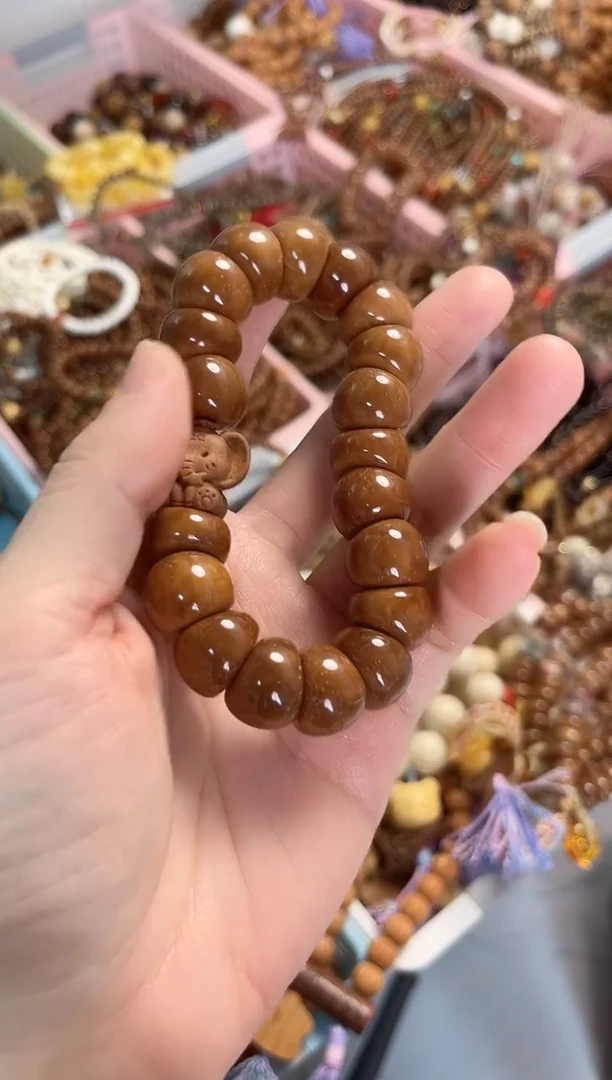 手串库克库克蒜瓣大肠小飞象 15.5mm