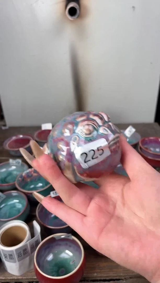 【闪购商品】摆件钧瓷手工茶器窑变