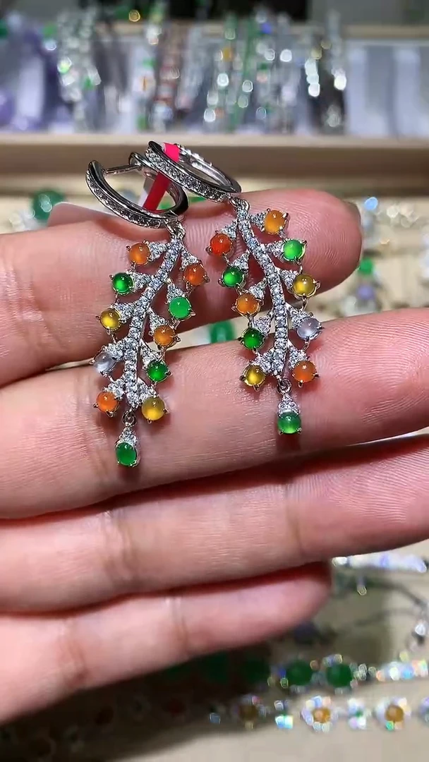 【闪购商品】翡翠耳饰未镶嵌耳包