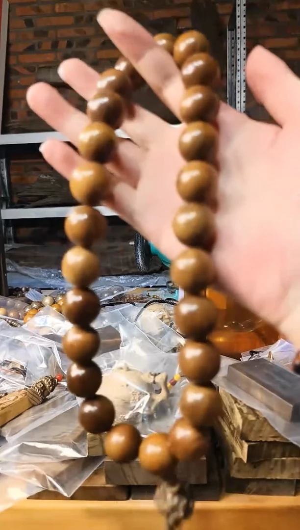 楠木（金丝楠）手串/手链2.0阴沉黄手持