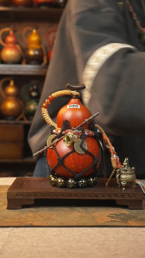 【闪购商品】090大漆葫芦一物一拍记葫堂出品