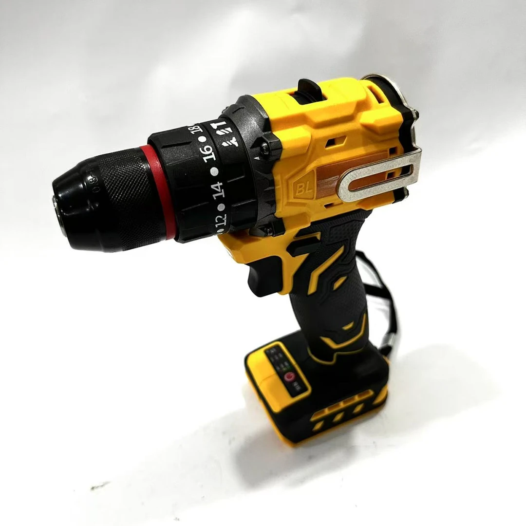 新三功能纯铜无刷冲击钻裸机可敲击双速多功能螺丝刀锂电钻手电钻
