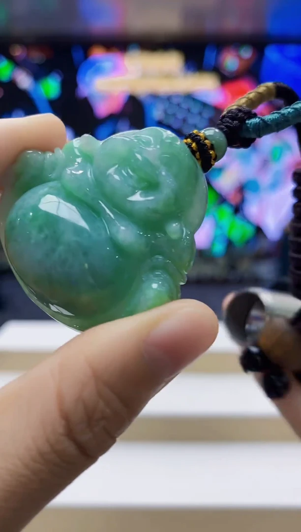 未镶嵌定制翡翠-毛货挂件21