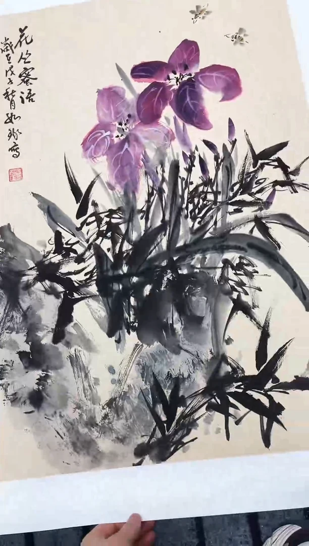 精品国画花鸟作品