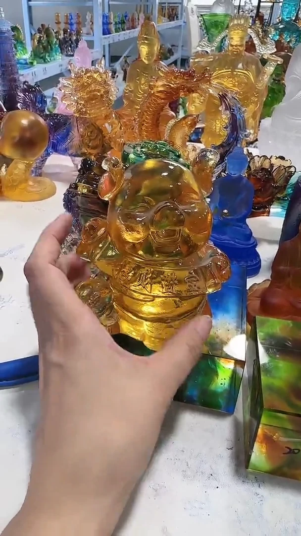手工艺品琉璃298  猪 古法琉璃  微瑕介意勿拍 不退不换