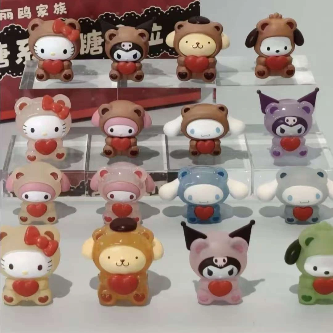 贝贝【拆盒】三丽鸥家族小熊软糖系列萌粒（许愿）潮玩盲盒代拆