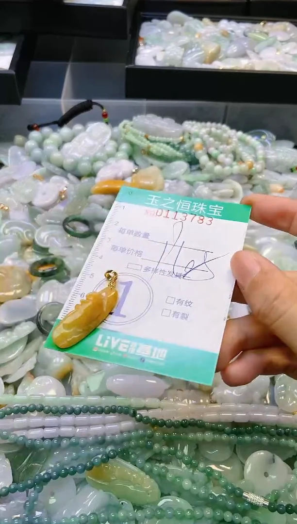 翡翠未镶嵌颈饰闪购0113783
