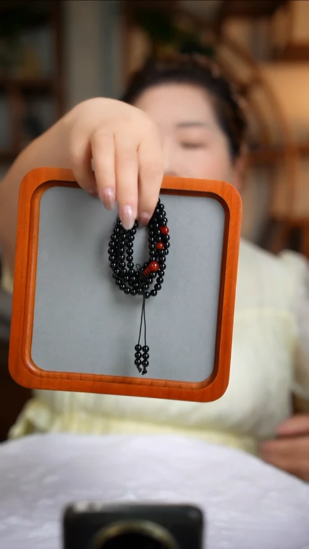 摆件黑曜岩未镶嵌黑曜石108颗多样性发其一条