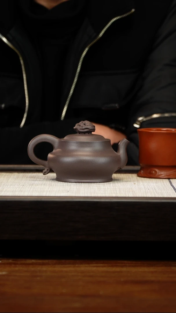 茶壶紫砂雨四底乾坤
