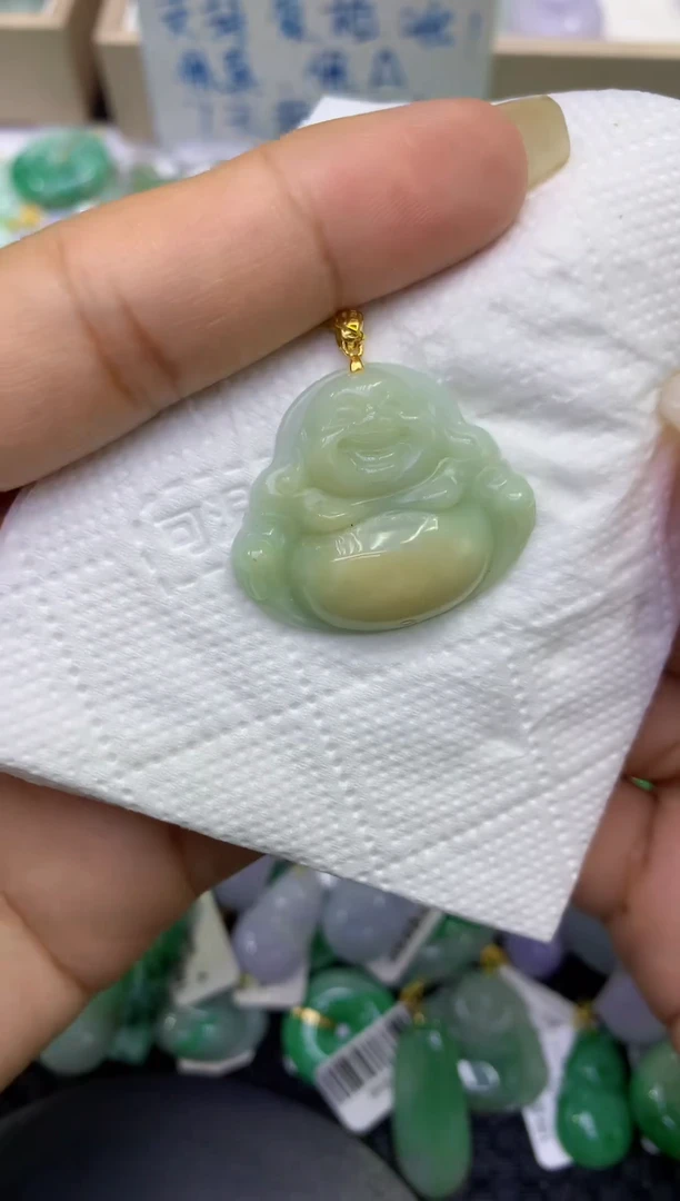 颈饰未镶嵌翡翠天然缅甸A货翡翠