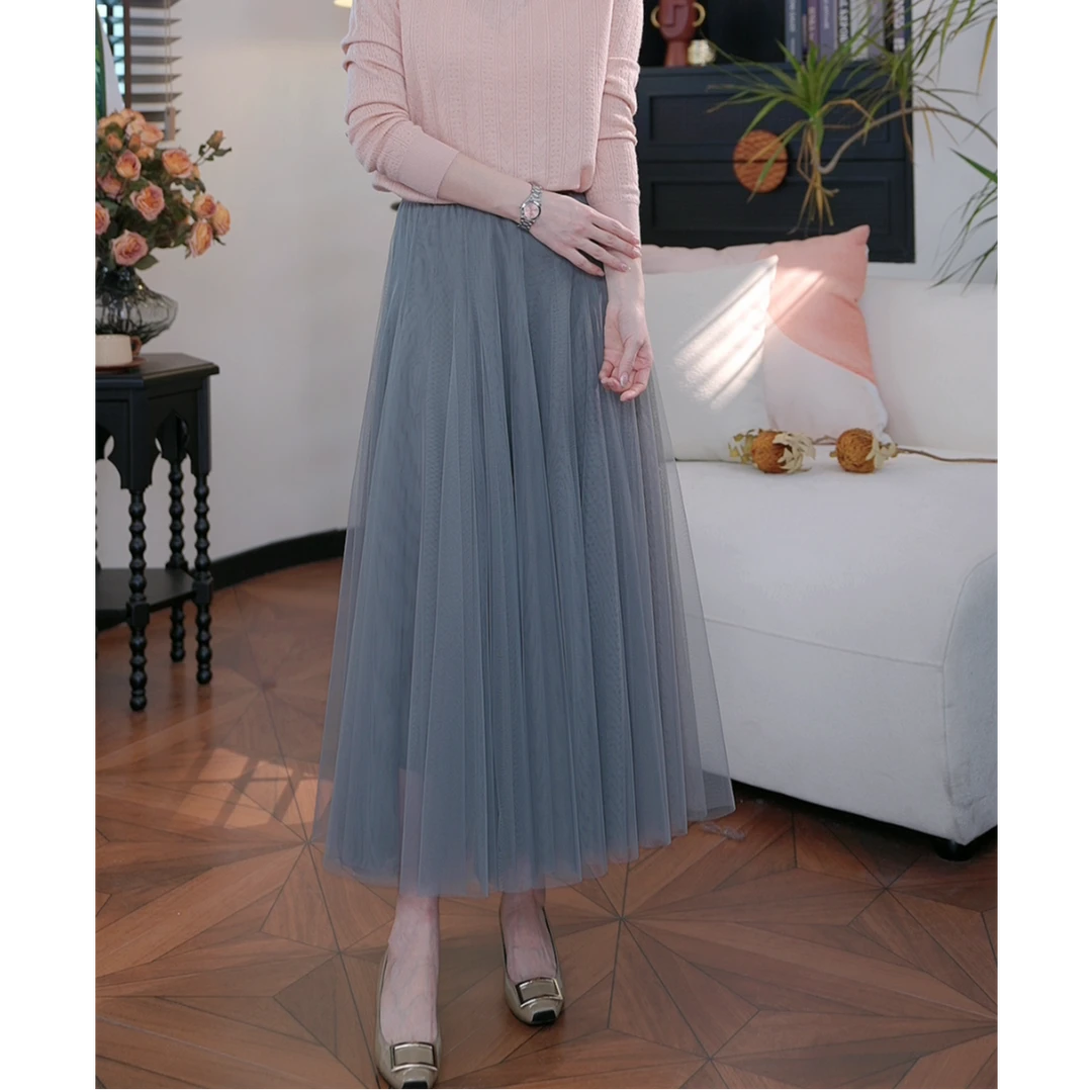 【蜜客原创】四季百搭基础款 时尚气质显瘦半身裙2501B000079