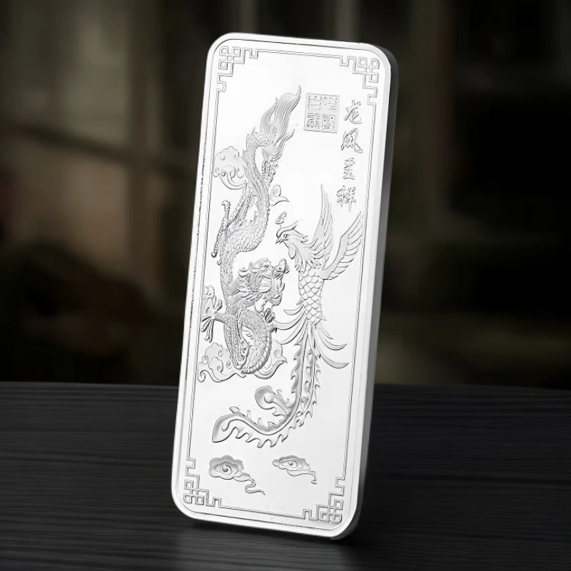 龙凤呈祥收藏条商务办公室高端摆件