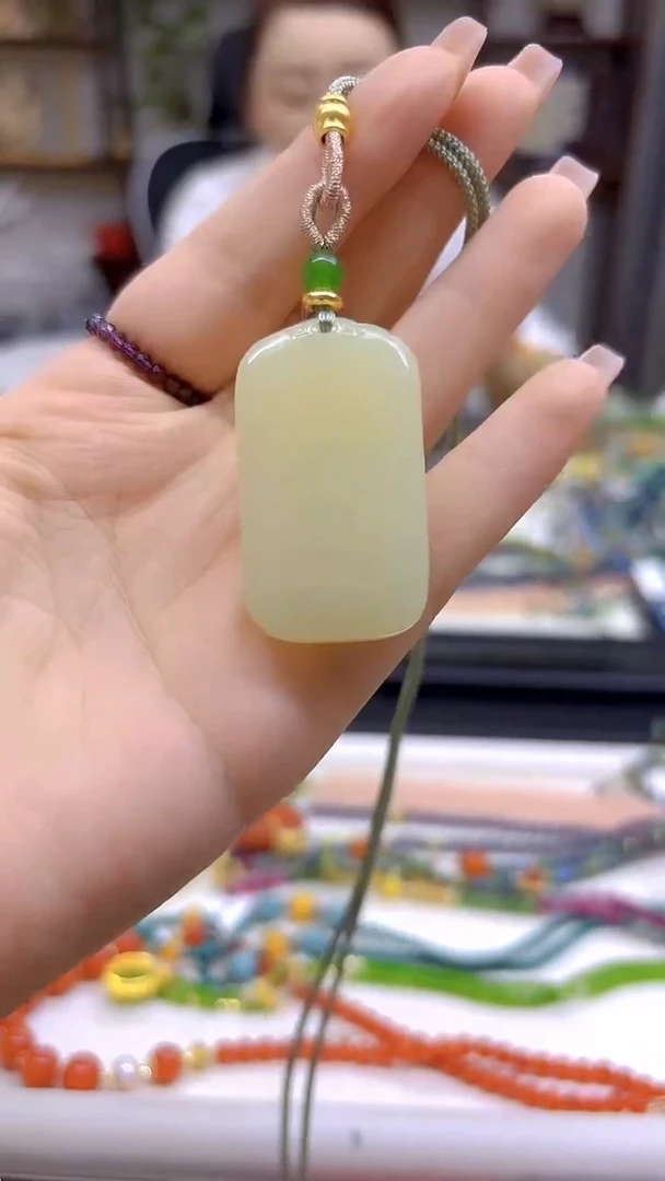 和田玉未镶嵌毛衣链DIY款M641