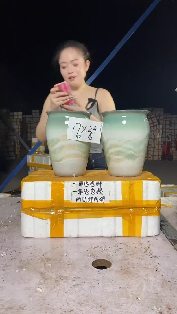 宜兴紫砂粗陶花盆17/24