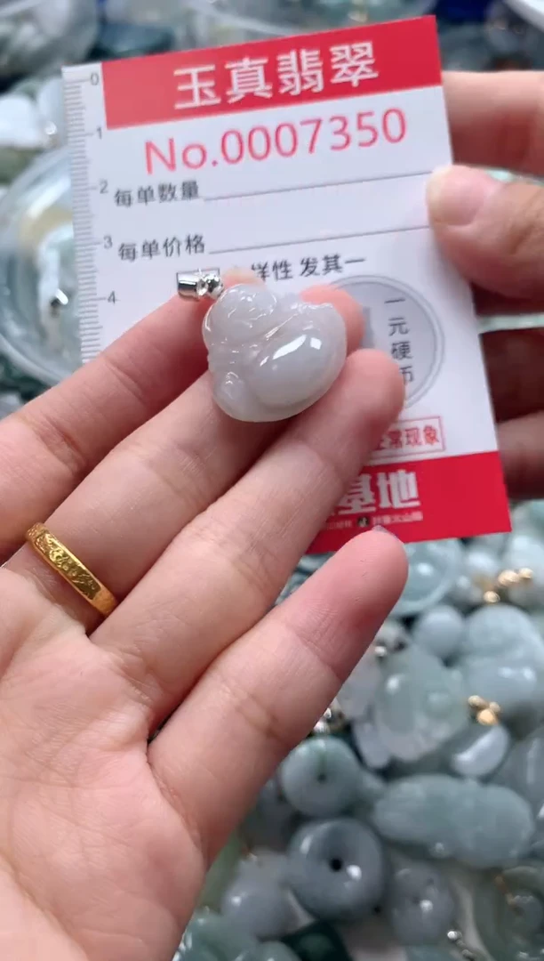 吊坠(不含链)未镶嵌翡翠7350