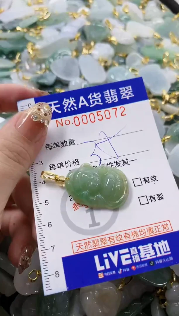 颈饰未镶嵌翡翠天然A货翡翠