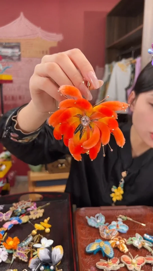 【闪购商品】刺绣苏绣世家非遗手工（胸针