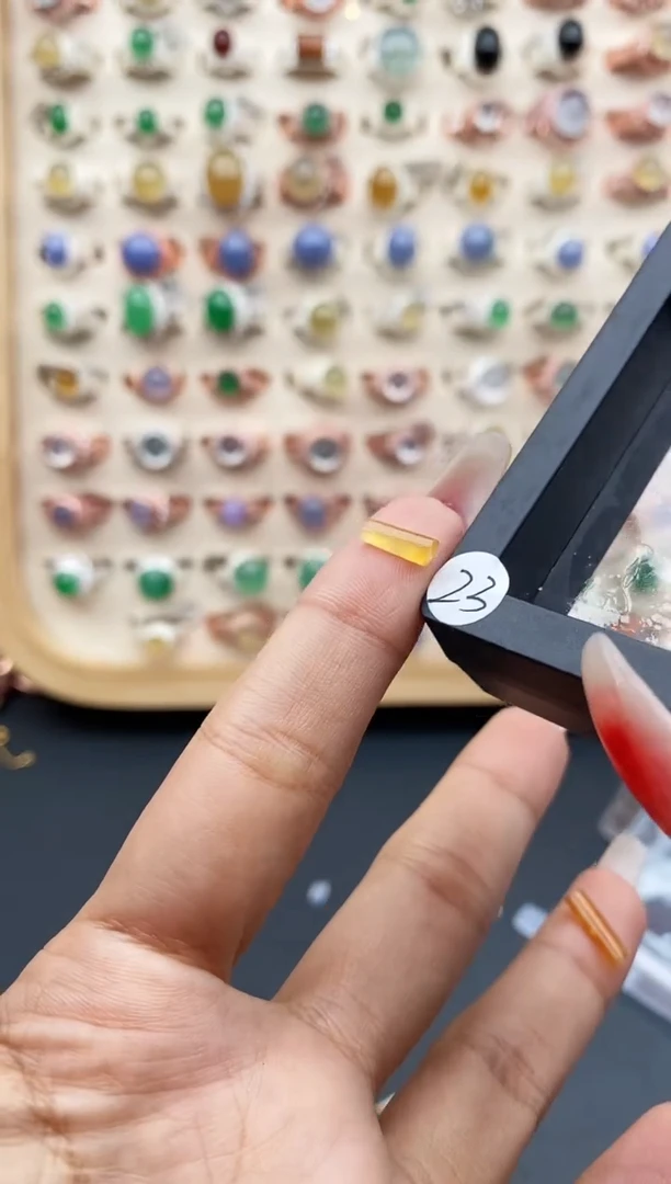 【闪购商品】翡翠戒指未镶嵌缅甸翡翠裸石