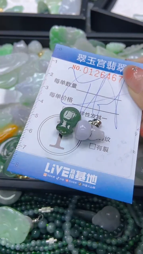 翡翠未镶嵌颈饰闪购0126467