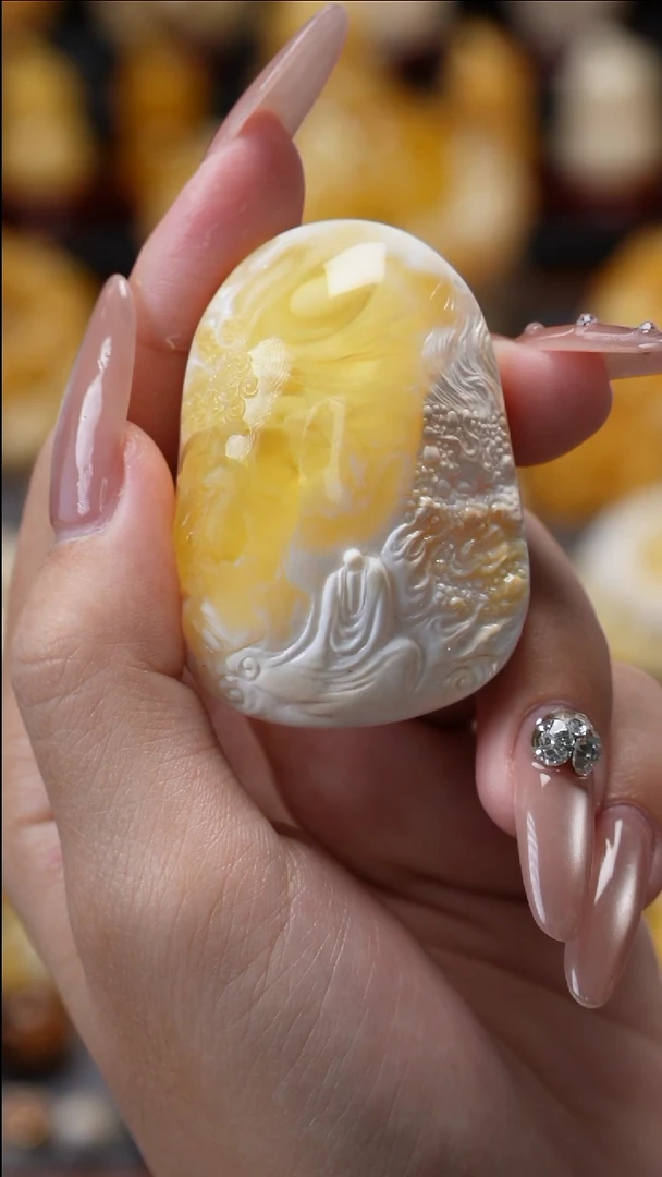 手链琥珀未镶嵌原矿天然琥珀蜜蜡